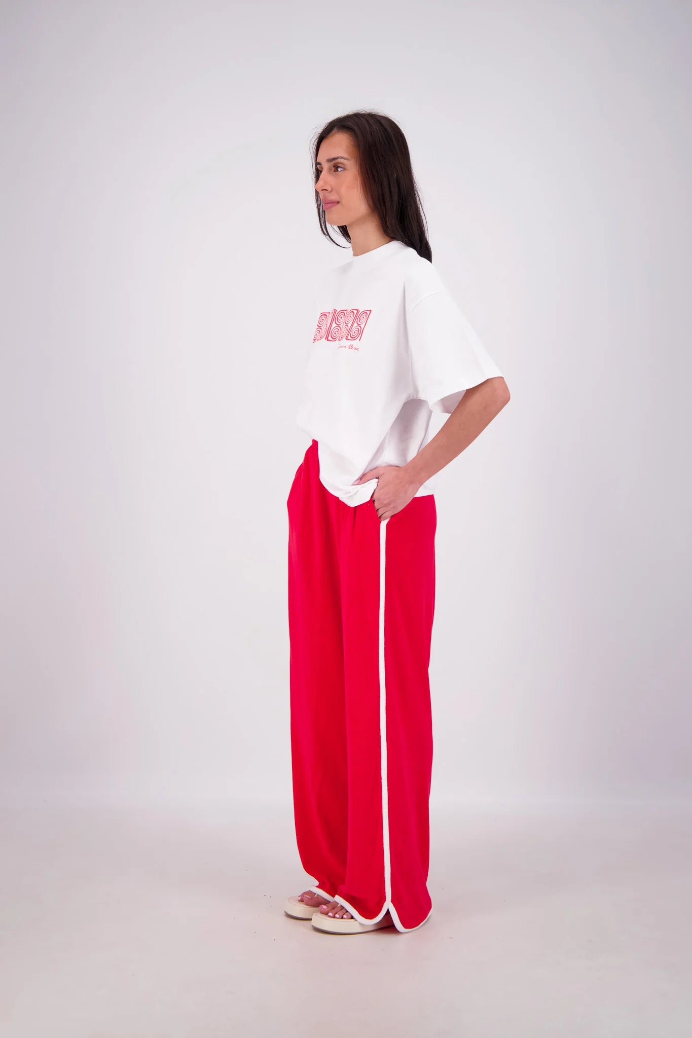 KUHIO PANTS - RED - JASMINE ALEXA