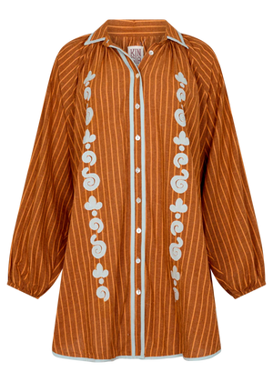 BELLO SWIRL CUPIO SHIRT DRESS -  KINGA CSILLA