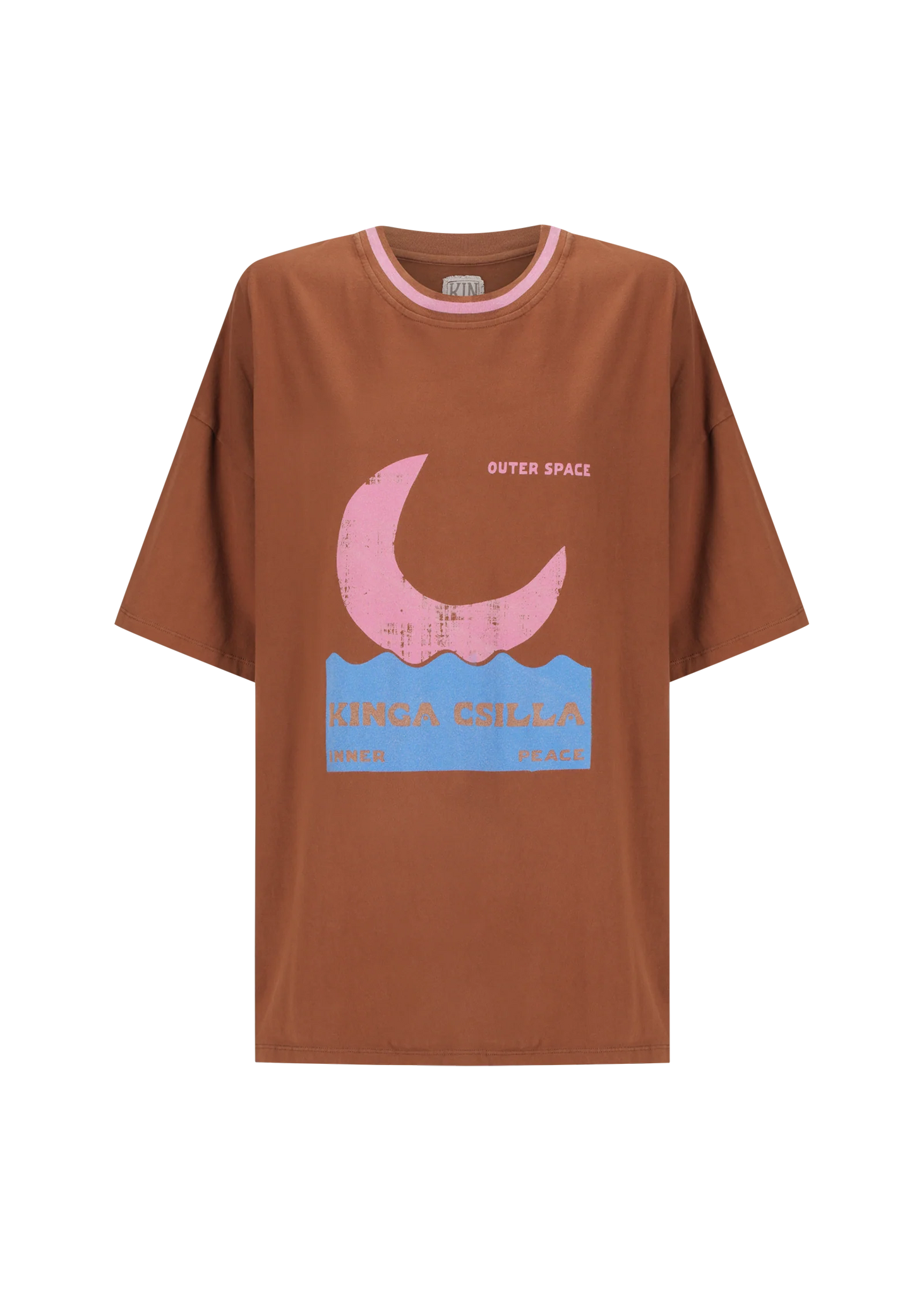 INNER PEACE TEE - BROWN - KINGA CSILLA