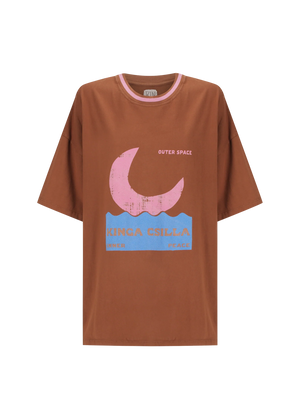 INNER PEACE TEE - BROWN - KINGA CSILLA