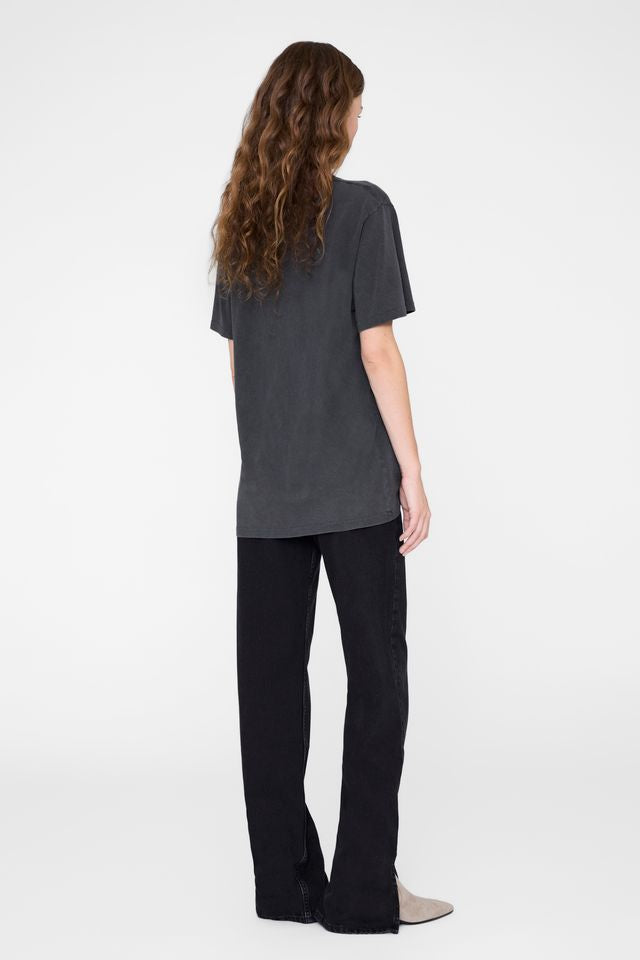 LILI TEE HORSE - WASHED BLACK - ANINE BING