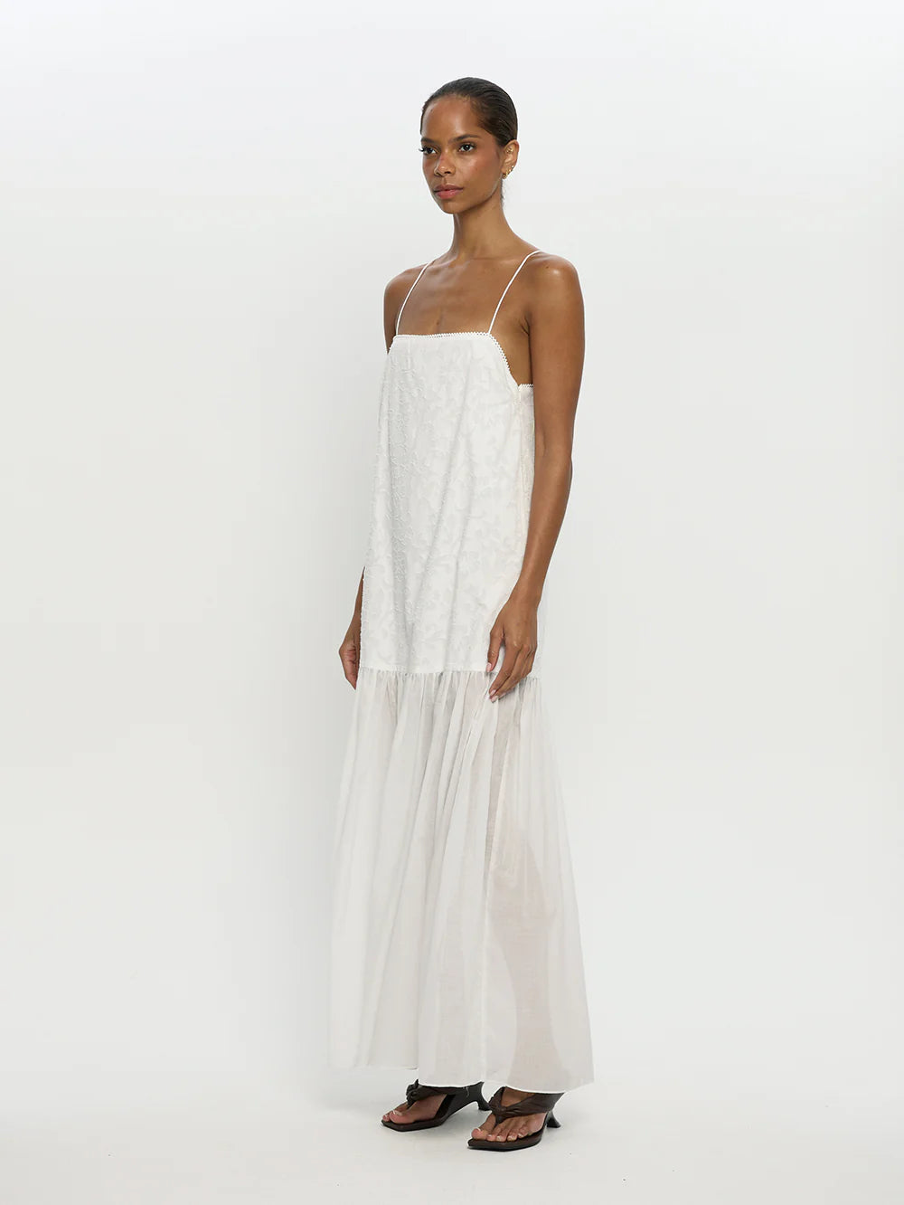 OTTAVIA MAXI DRESS - IVORY - KIVARI