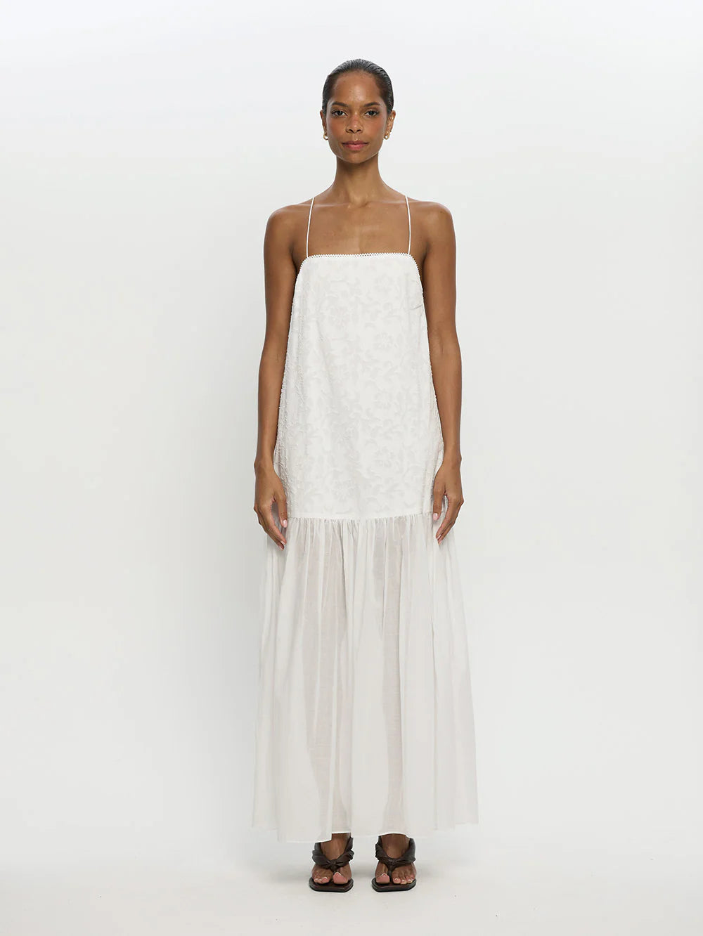 OTTAVIA MAXI DRESS - IVORY - KIVARI