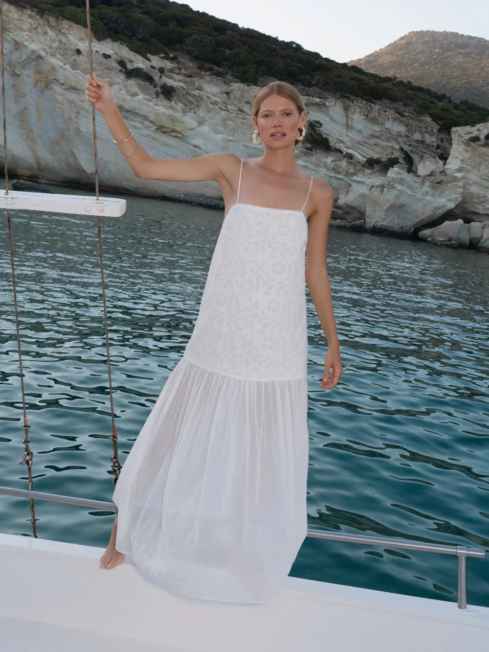 OTTAVIA MAXI DRESS - IVORY - KIVARI