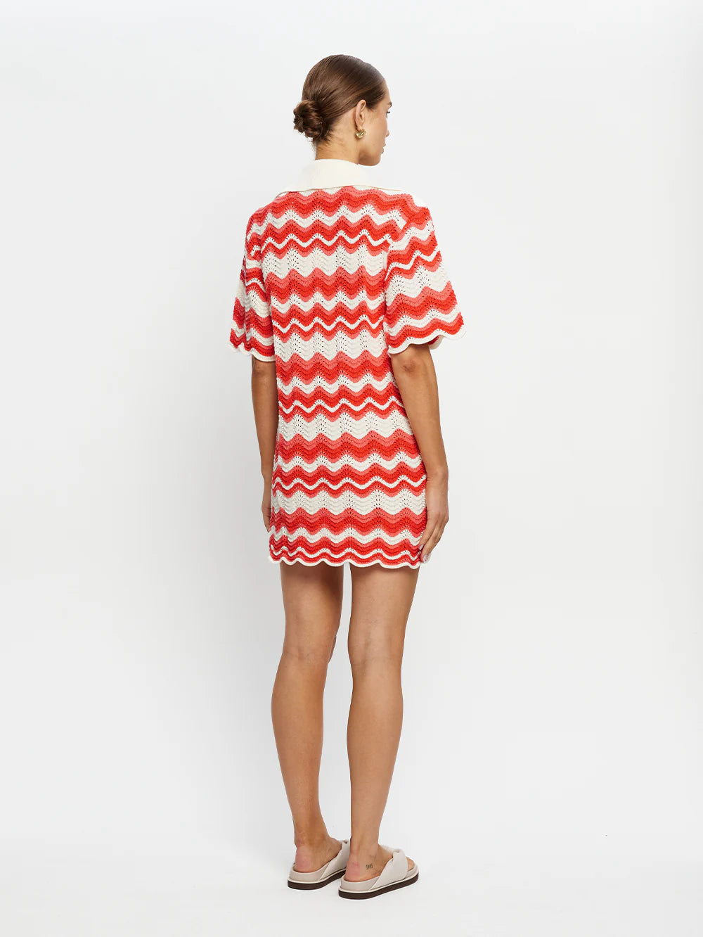 LEIGHTON MINI DRESS - CORAL - KIVARI