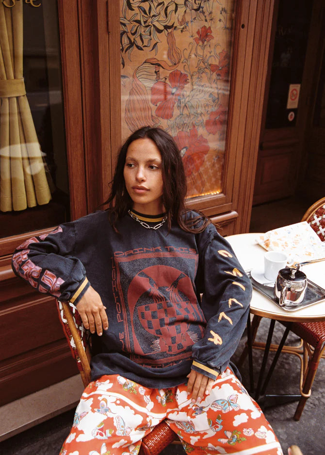 LOVE POTION ROSES L/S TEE - KINGA CSILLA
