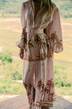 NODDY DRESS - OASIS - PALM NOOSA