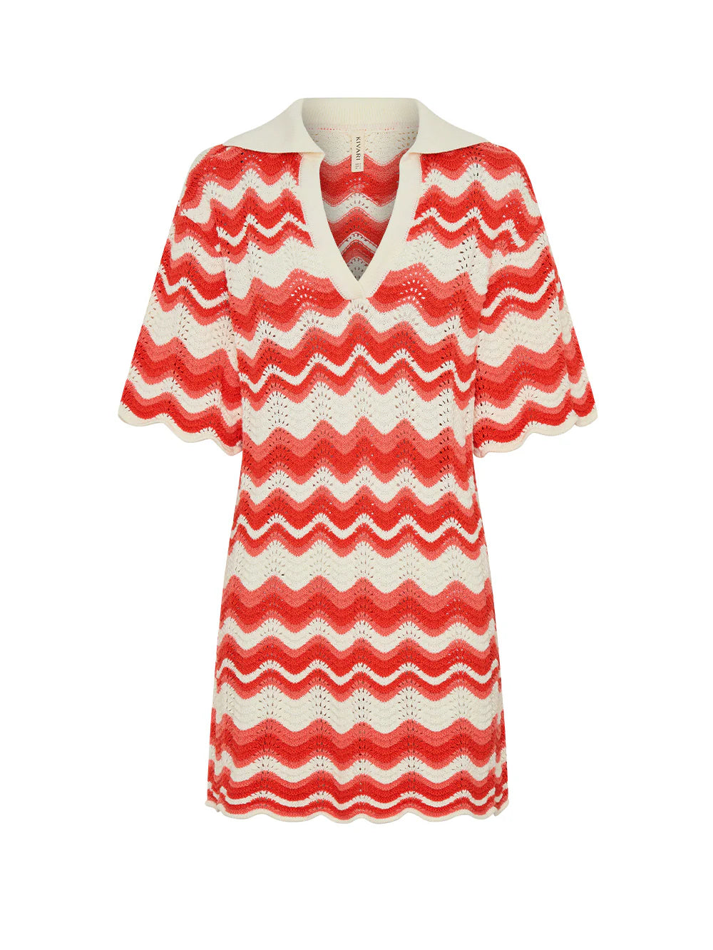 LEIGHTON MINI DRESS - CORAL - KIVARI