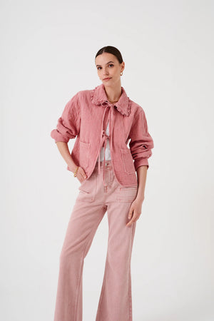 HEIDI JACKET - POWDER PINK - SEVENTY + MOCHI