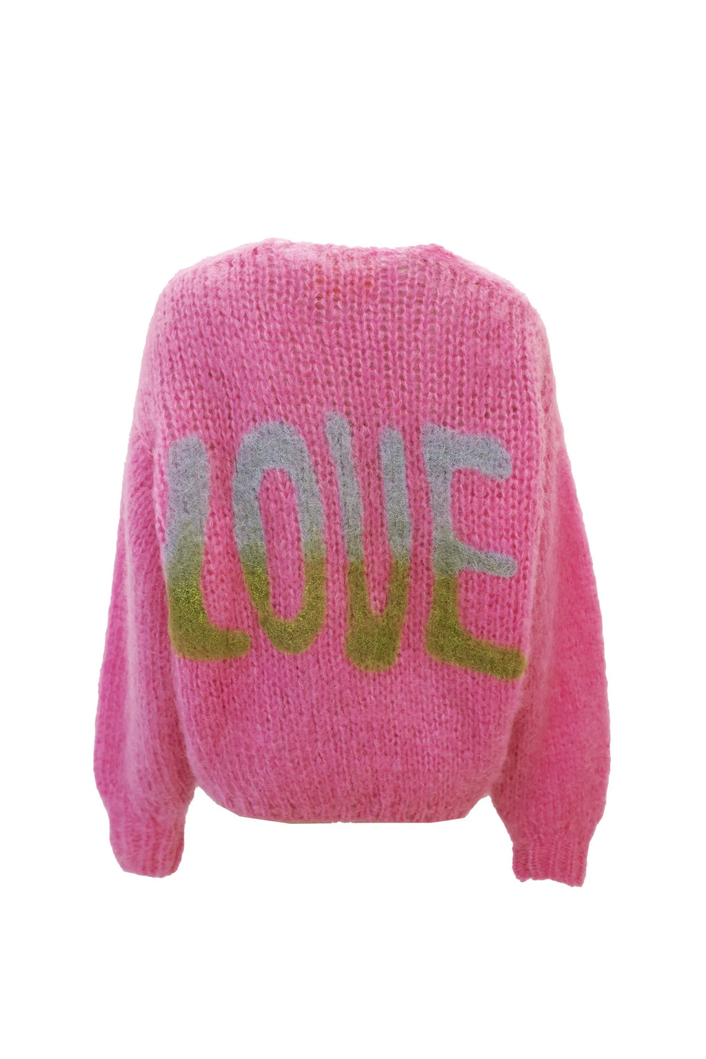 CHARLOTTE MOHAIR CARDIGAN - CANDY PINK - LES TRICOTS D'O