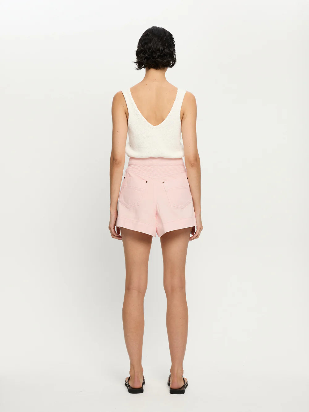 CELENE DENIM SHORT - PINK - KIVARI