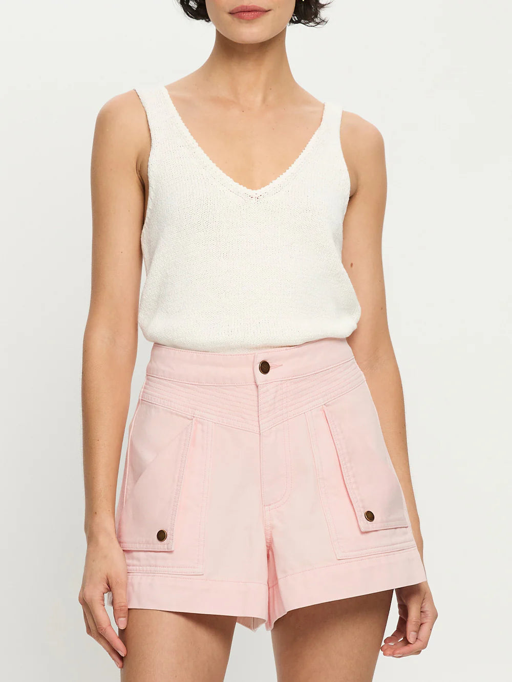 CELENE DENIM SHORT - PINK - KIVARI