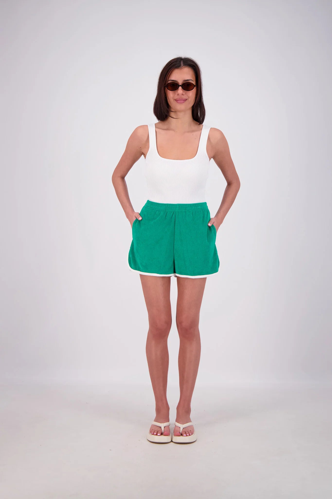 KUHIO SHORTS - GREEN - JASMINE ALEXA