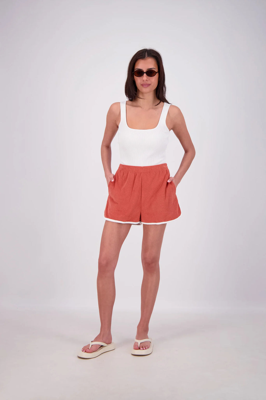 KUHIO SHORTS - TOBACCO - JASMINE ALEXA