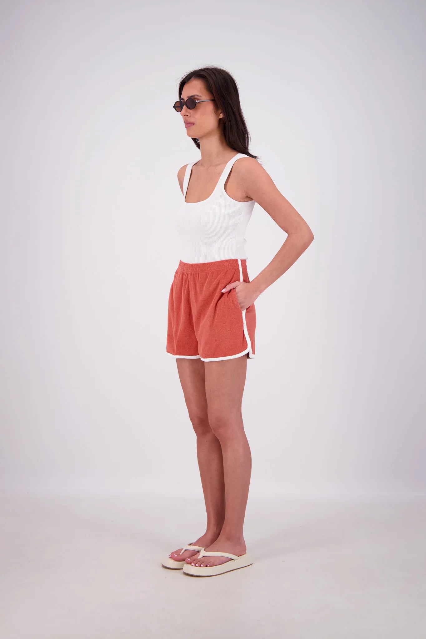 KUHIO SHORTS - TOBACCO - JASMINE ALEXA