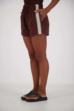 PANAREA SHORTS - BROWN - JASMINE ALEXA