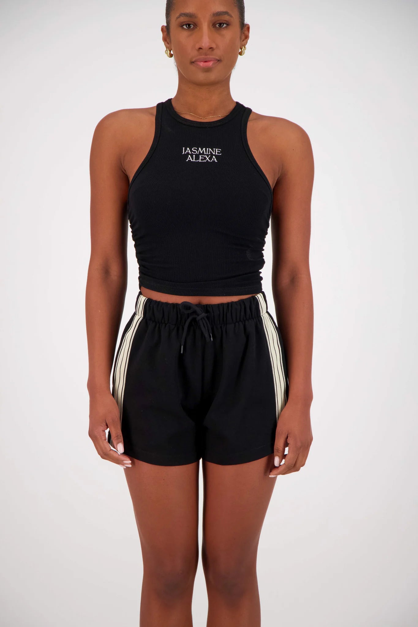 PANAREA SHORTS - BLACK - JASMINE ALEXA