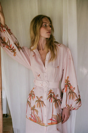 NODDY DRESS - OASIS - PALM NOOSA