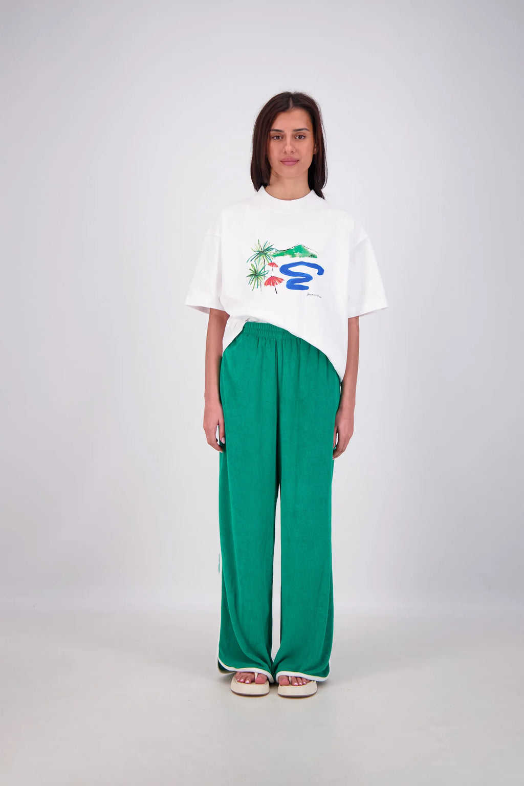 KUHIO PANTS - GREEN - JASMINE ALEXA