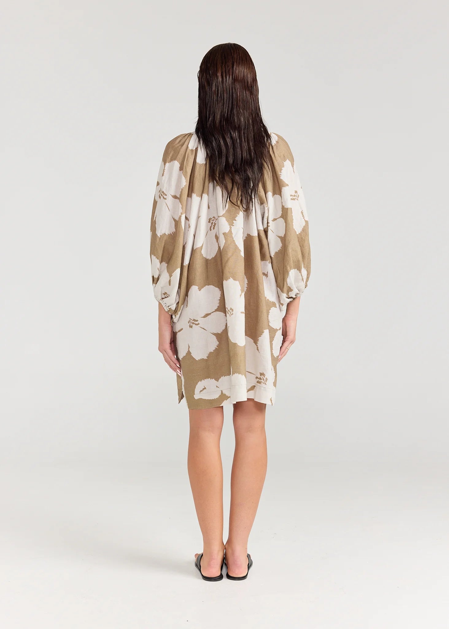 SANGRIA DRESS - OLIVE BLOOM - PIPPA RIDLEY