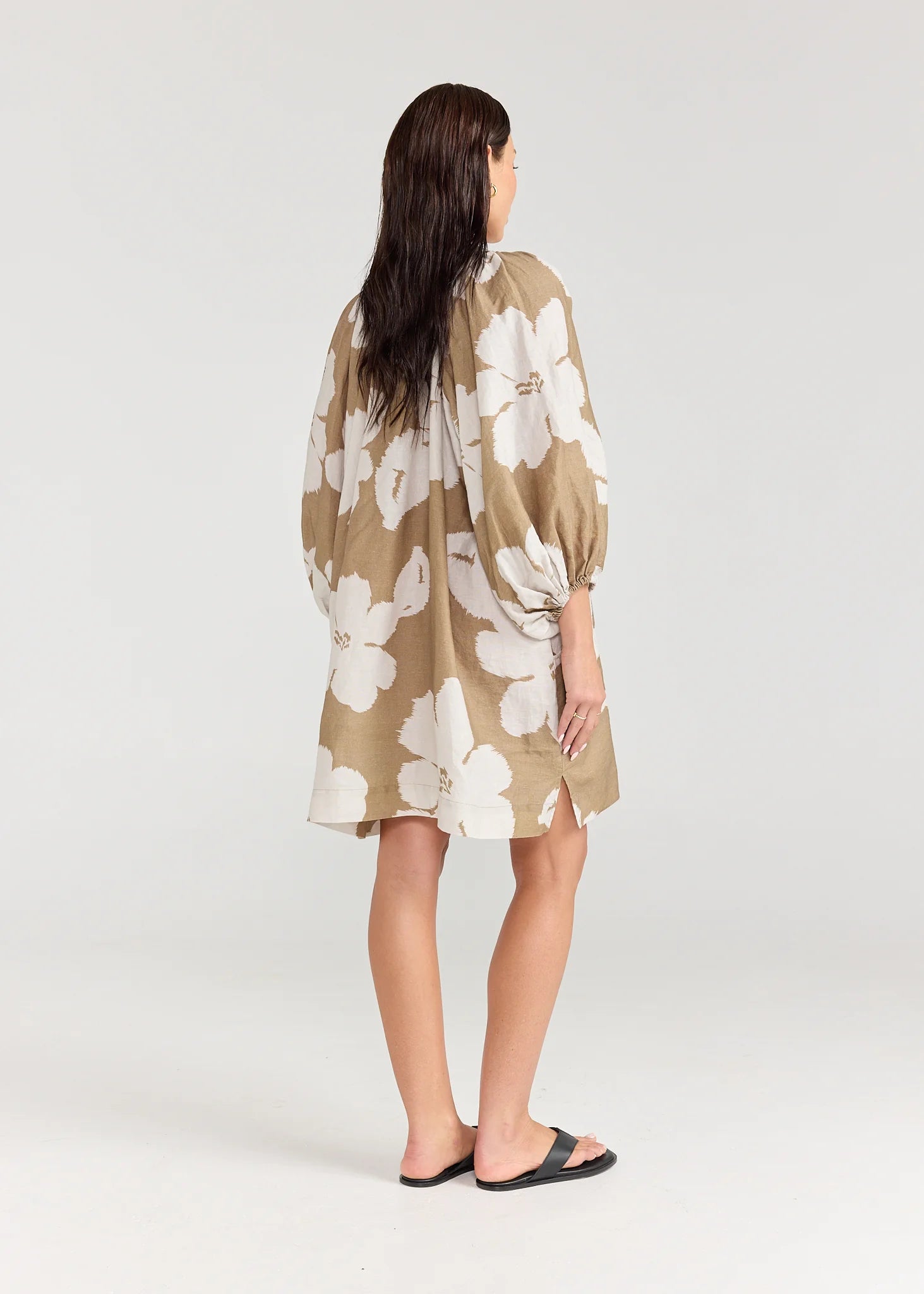 SANGRIA DRESS - OLIVE BLOOM - PIPPA RIDLEY