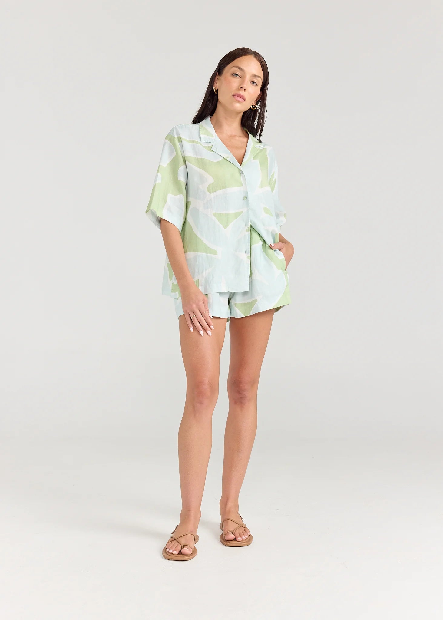 ANGIE SHIRT -  ALOE IVY -  PIPPA RIDLEY