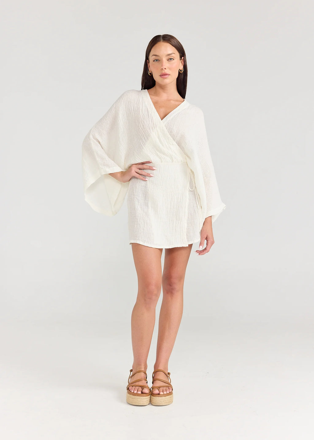 FARRAH DRESS - WHITE - PIPPA RIDLEY