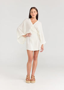 FARRAH DRESS - WHITE - PIPPA RIDLEY