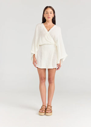 FARRAH DRESS - WHITE - PIPPA RIDLEY