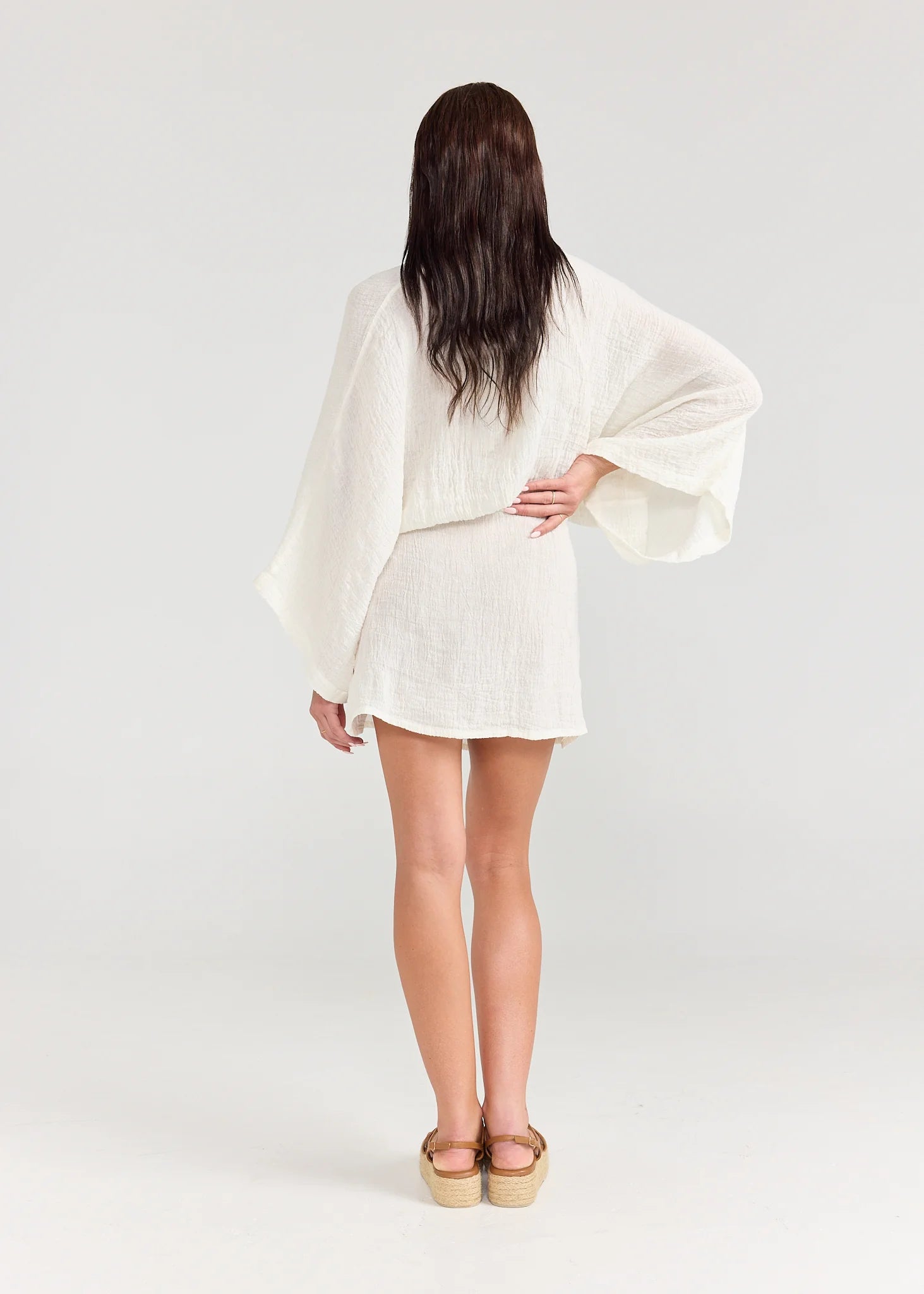 FARRAH DRESS - WHITE - PIPPA RIDLEY