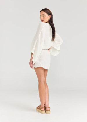 FARRAH DRESS - WHITE - PIPPA RIDLEY