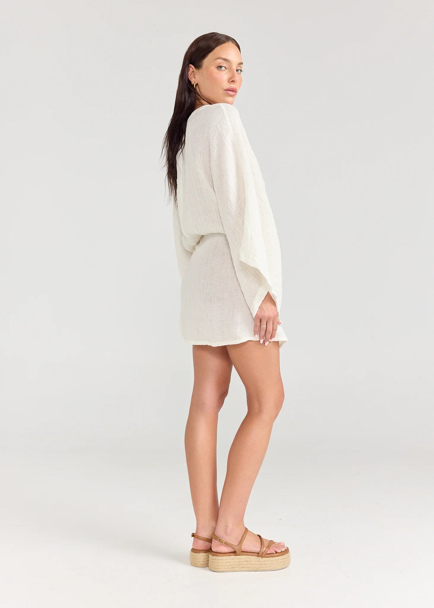 FARRAH DRESS - WHITE - PIPPA RIDLEY