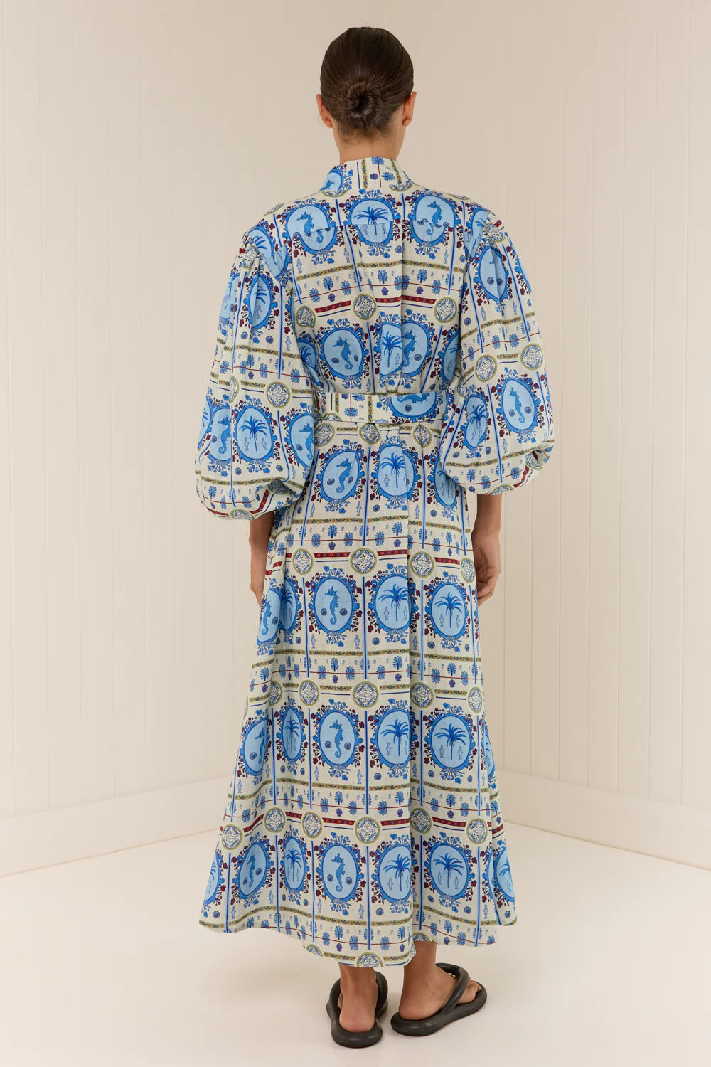 NODDY DRESS - LAGOONA TILE - PALM NOOSA