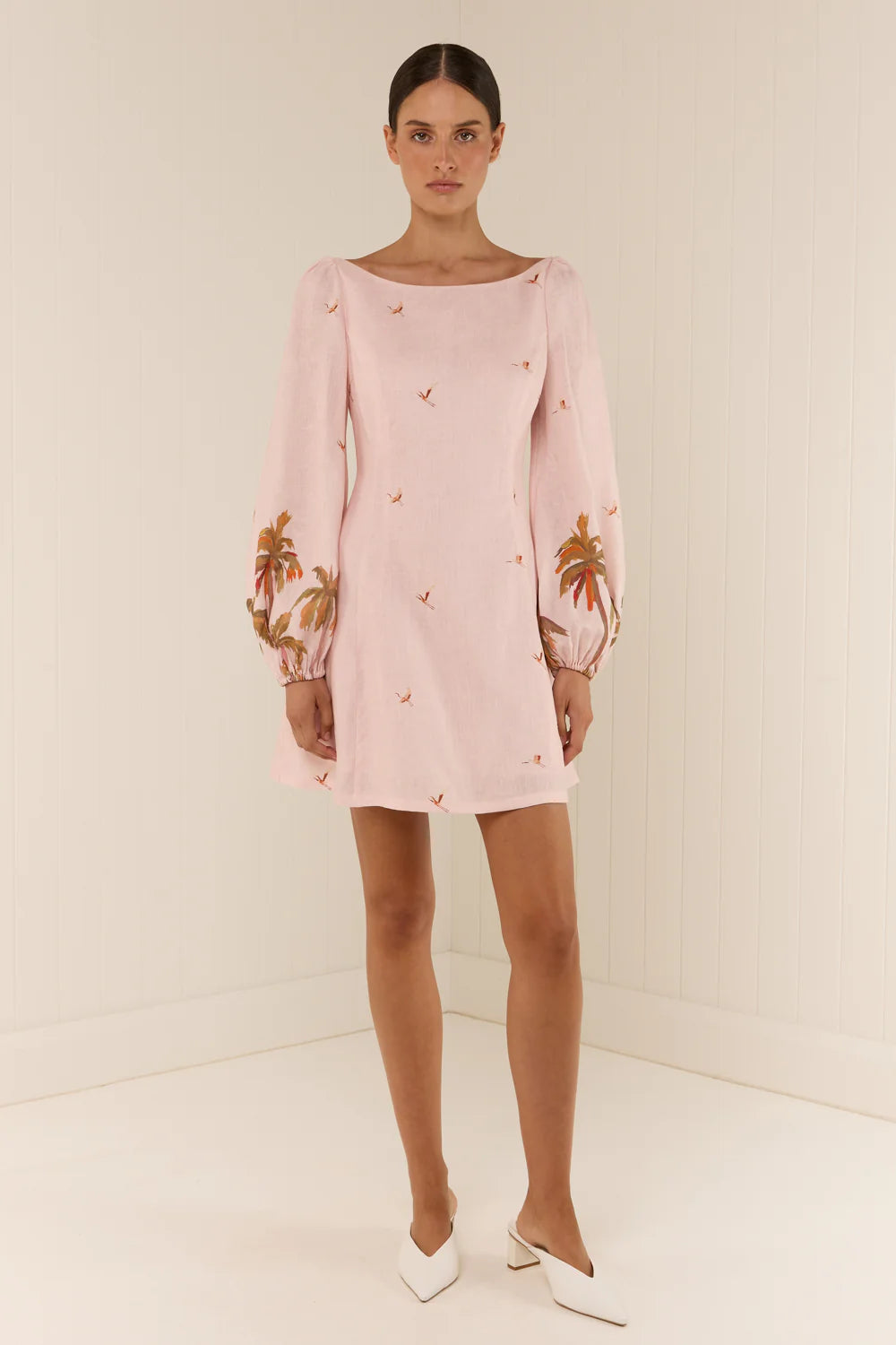 KENDALL MINI DRESS - OASIS - PALM NOOSA