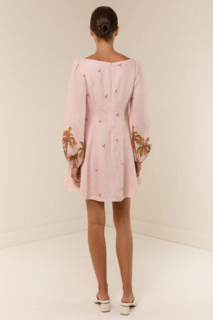 KENDALL MINI DRESS - OASIS - PALM NOOSA