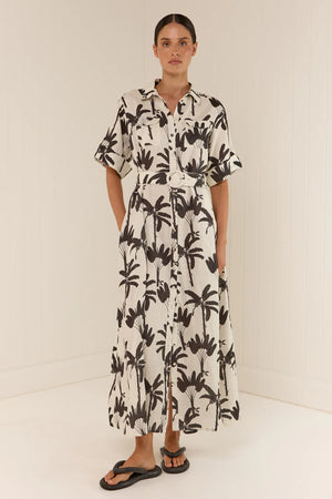 MEMENTO DRESS - MADAGASCAR PALMS - PALM NOOSA