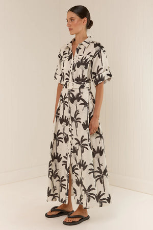 MEMENTO DRESS - MADAGASCAR PALMS - PALM NOOSA