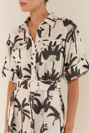 MEMENTO DRESS - MADAGASCAR PALMS - PALM NOOSA