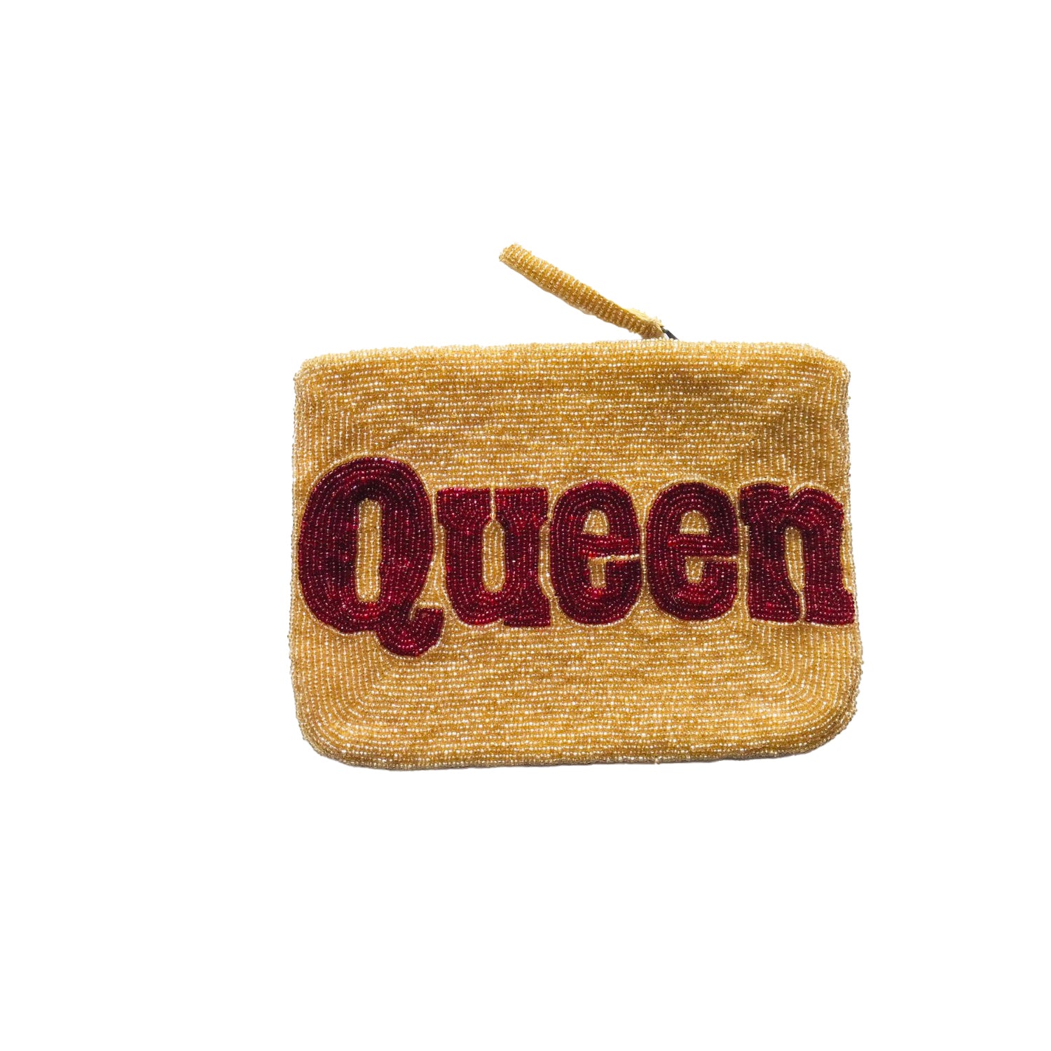 BEADED CLUTCH QUEEN - GOLD AND RED - THE JACKSONS