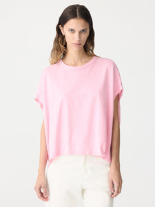 SLOUCH CIRCLE TANK - CANDY PINK - BASSIKE