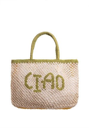 CIAO / LEMON  BAG SMALL - NATURAL / YELLOW - THE JACKSONS