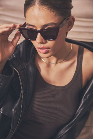 HAILEY II - BURGUNDY / GREY LENS - SODA SHADES