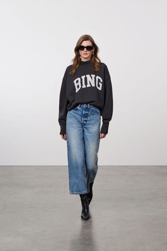 BRADIE SWEATSHIRT BING - NAVY - ANINE BING