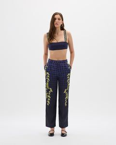 JADE VINE PANT - NAVY - MUMA WORLD