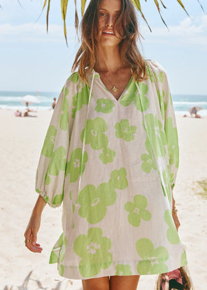 SANGRIA DRESS - PISTACHIO EDEN - PIPPA RIDLEY