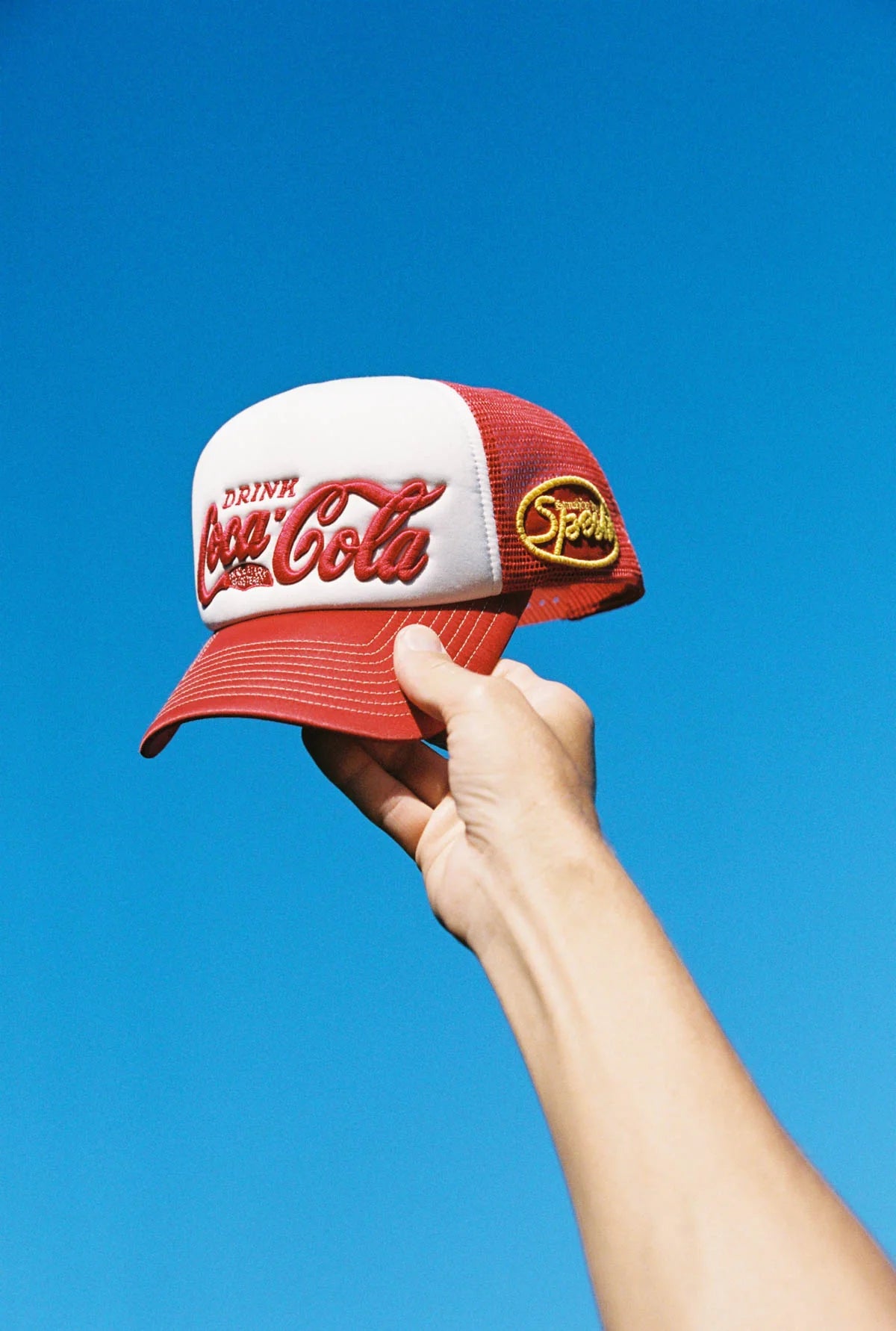 COKE X VERY SPESH RED TRUCKER -  SOMETHING VERY SPECIAL