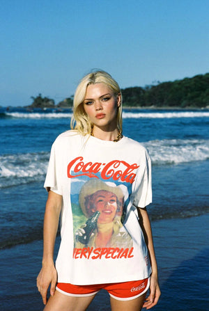 COKE VINTAGE POSTER GRAPHIC TEE -  SOMETHING VERY SPECIAL