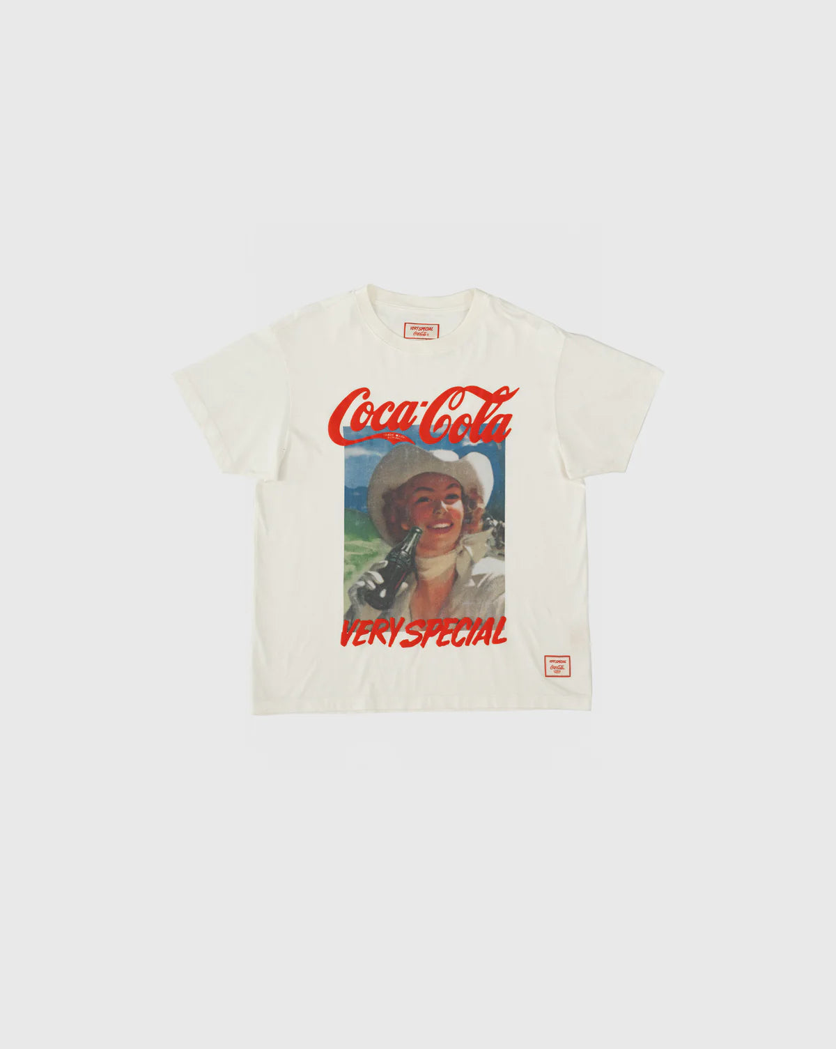 COKE VINTAGE POSTER GRAPHIC TEE -  SOMETHING VERY SPECIAL