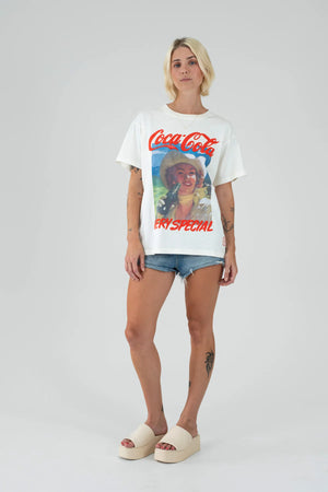 COKE VINTAGE POSTER GRAPHIC TEE -  SOMETHING VERY SPECIAL