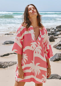 SUMMER TUNIC - GERANIUM PALMA - PIPPA RIDLEY